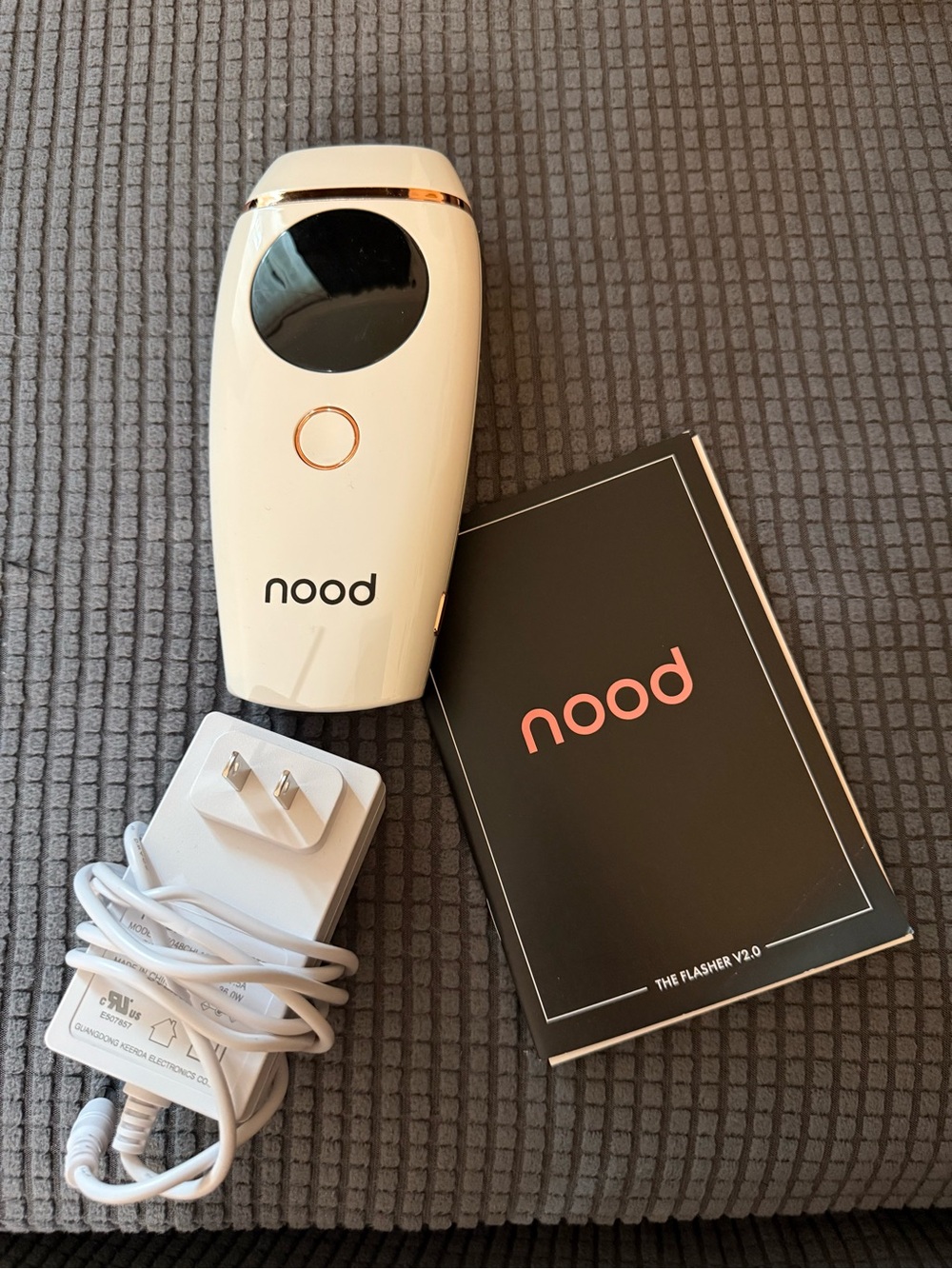 nood White IPL Hair Removal Device - Portable At-Home Laser